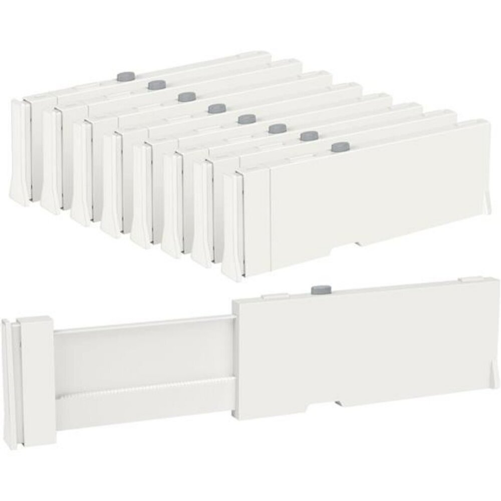Adjustable Drawer Dividers 8 Pack Expandable Closet Dresser Organizer Set